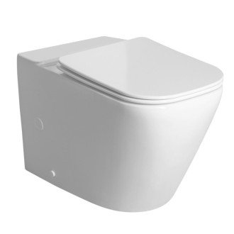 IMALA WC kombi misa, Vortex Rimless, 61x35, 5cm, spodný / zadný odpad, biela PC107-111