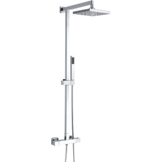 CERANO - Nástenný sprchový set Maxor - termostatická batéria - chróm