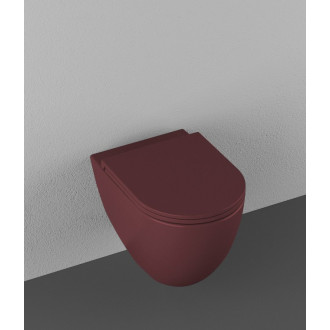 INFINITY závesná WC misa, Rimless, 36,5x53cm, maroon red 10NF02004-2R