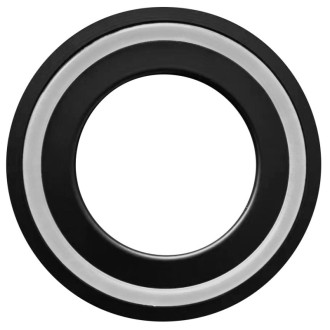 Kovová podložka medzi umývadlo a dosku, výška 10mm, čierna mat TY6401B
