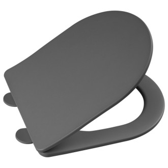 PACO WC sedadlo, SLIM, Soft Close, Easy Take, šedá mat PCS1012GR