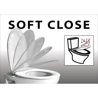 IMALA WC sedátko, SLIM, Soft Close, Easy Take, biela PCS107