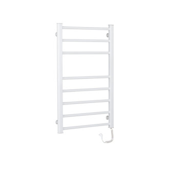 CERANO - Elektrický sušiak uterákov Domenico - 128 W - biela lesklá - 860x550 mm