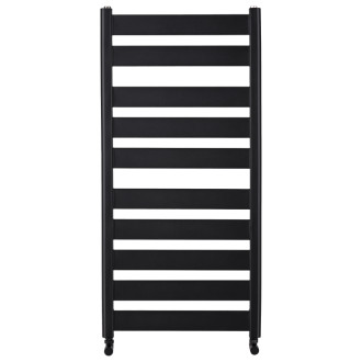 CERANO - Kúpeľňový radiátor Marco - bočné pripojenie - 816W - čierna matná - 1125x550 mm