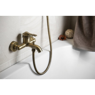 VERSI nástenná vaňová batéria, bronz RV010/18