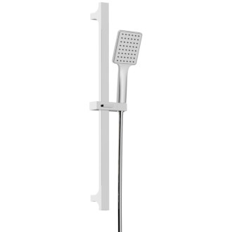 Sprchová súprava hranatá, posuvný držiak 680mm, chróm SC815