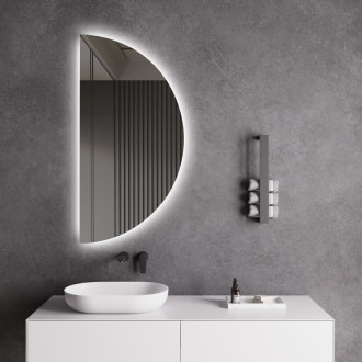 CERANO - Kúpeľňové LED zrkadlo Mare - 50x100 cm