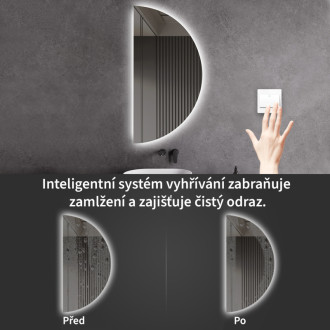 CERANO - Kúpeľňové LED zrkadlo Mare - 50x100 cm