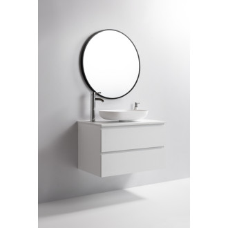 CERANO - Kúpeľňová skrinka Carole s doskou pod umývadlo - 18 mm - biela matná - 71x49,8x46,5 cm