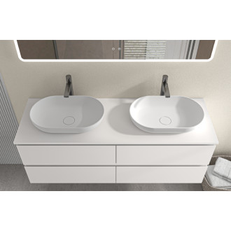 CERANO - Doska pod umývadlo Navira Slim - biela matná - 121x46,5x1,8 cm - 2. AKOSŤ