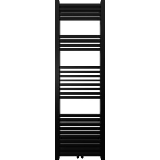 CERANO - Kúpeľňový radiátor Franko - stredové pripojenie 50mm - 514W - čierna matná - 1600x500 mm