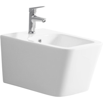 CERANO - Závesný bidet Forte - biela lesklá - 36x51 cm
