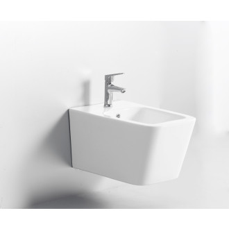 CERANO - Závesný bidet Forte - biela lesklá - 36x51 cm