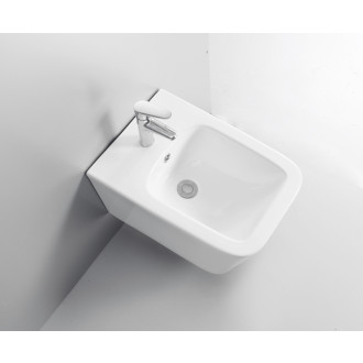 CERANO - Závesný bidet Forte - biela lesklá - 36x51 cm