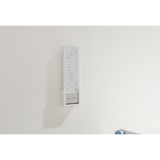 CERANO - Závesná WC misa s integrovaným elektronickým bidetom Cronus Pro, Vortex Rimless 180 ° + UF sedátko - biela lesklá - 59,3x38,4 cm
