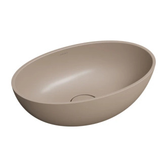 Omnires SHELL umývadlo M+, 50 x 32 cm, matný pieskový béžový odtieň SHELL500UNDB