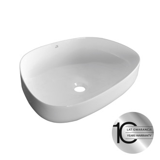 Laveo ASYMMETRIC keramické umývadlo na dosku VUA_6248