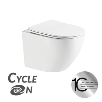 Laveo DESNA CYCLEON 2.0 závesná WC misa bez oplachového kruhu so sedátkom VMD_610S