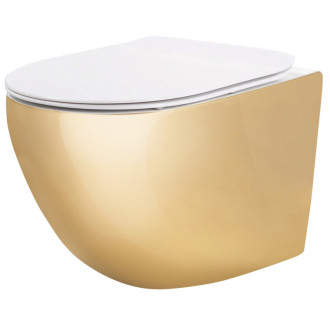 Rea Závesná WC misa Rea Carlo Mini Tornado NFQ GOLD WHITE REA-C6006