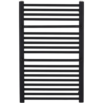 CERANO - Kúpeľňový radiátorový set Antonio - ústredné vykurovanie - bočné pripojenie - 484W - čierna matná - 860x550 mm