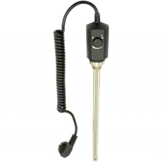 CERANO - Kúpeľňový radiátorový set Lincoln - kombinované vykurovanie, termo tyč - stredové pripojenie 50 mm - 559W - čierna matná - 1800x500 mm