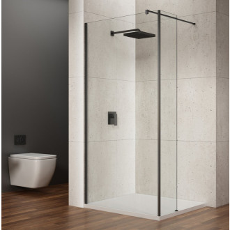 VARIO prídavný panel 350mm, číre sklo, čierna GX3514