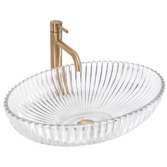 Rea Umyvadlo na desku REA Nicole Transparent REA-U4701