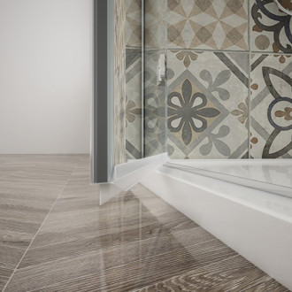 TRINITY CHROME štvrťkruhový sprchovací kút 900x900mm, číre sklo, pravé GT6590CR-CH