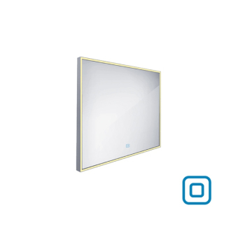 Nimco Séria 13000 ZP 13003V LED zrkadlo 800x700 s dotykovým senzorom rám hliníkový