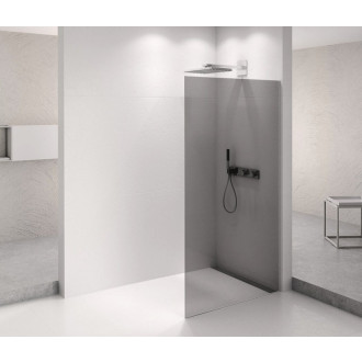 ARCHITEX CHROM sprchová zástěna 862mm, kouřové sklo AXC90SC