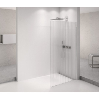 ARCHITEX CHROM sprchová zástena 1462mm, sklo Flute AXC150FL