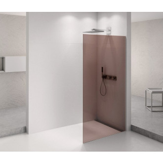 ARCHITEX CHROM sprchová zástěna 1262mm, sklo Marron AXC130MR
