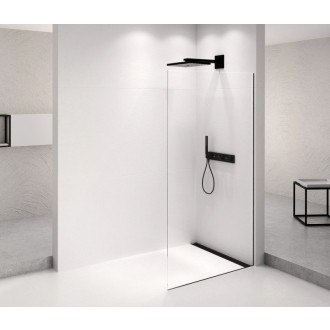 ARCHITEX BLACK MATT sprchová zástěna 1462mm, čiré sklo AXB150CL