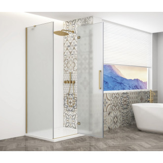 TRINITY GOLD MATT obdĺžnikový sprchovací kút 900x1200mm, matné sklo, pravé GT5612-90MR-G