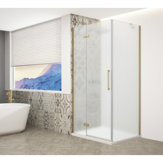 TRINITY GOLD MATT obdĺžnikový sprchovací kút 1000x800mm, matné sklo, ľavé GT5680-10ML-G