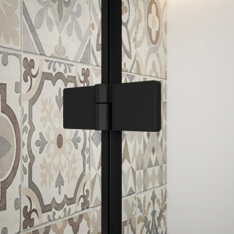 TRINITY BLACK obdĺžnikový sprchovací kút 1100x800mm, číre sklo, pravé GT5680-11CR-B