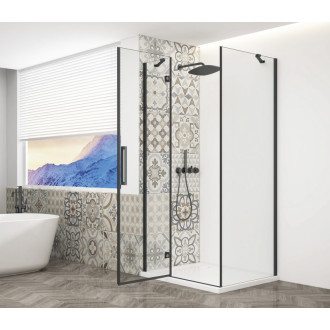 TRINITY BLACK obdĺžnikový sprchovací kút 800x900mm, číre sklo, ľavé GT5690-80CL-B