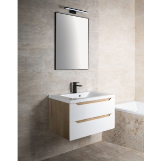 WAVE umývadlová skrinka 79,7x45x47,8cm, biela/dub cuneo WA080-3025