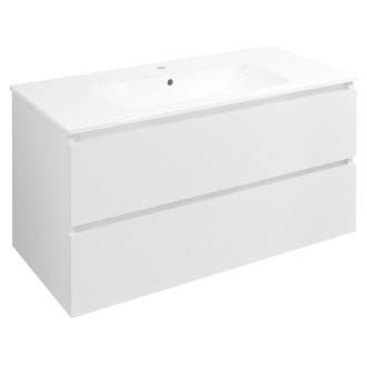 EZARA umývadlová skrinka 99,8x52x46cm, biela lesk EZ101-3030