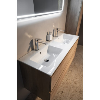 EZARA dvojumývadlová skrinka 120x55x46cm, dub cuneo EZ121-2525