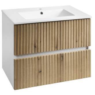 PANEDA STRIP umývadlová skrinka 69,5x55x45,2cm, dub emporio PN370