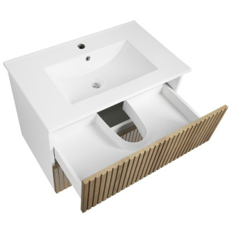 PANEDA STRIP umývadlová skrinka 74,5x55x45,2cm, dub emporio PN375