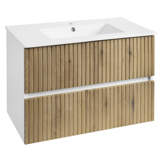 PANEDA STRIP umývadlová skrinka 79,5x55x45,2cm, dub emporio PN380