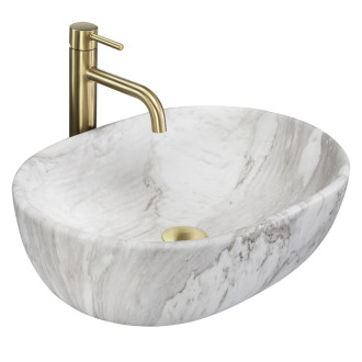 Umývadlo na dosku REA Amelia ASH MATT