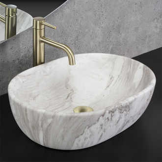 Umývadlo na dosku REA Amelia ASH MATT