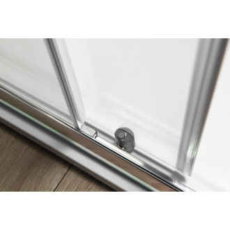 AGGA štvorcová sprchová zástena 700x700mm, číre sklo