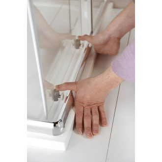 AGGA štvorcová sprchová zástena 700x700mm, číre sklo