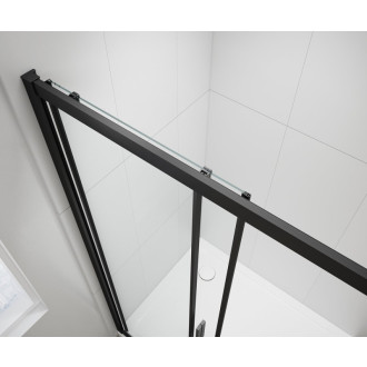 EASY BLACK obdĺžnikový sprchovací kút 1200x800mm, číre sklo L/P varianta