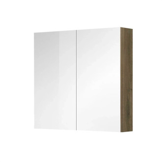 Aira, kúpeľňová skrinka, galerka, dub Halifax, 2 dvierka, 800x700x140 mm CN717GH
