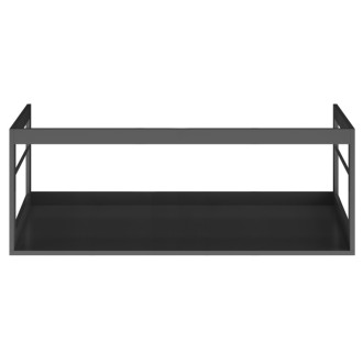 PURA konštrukcia pod umývadlo 102x46cm, čierna mat MSP10228